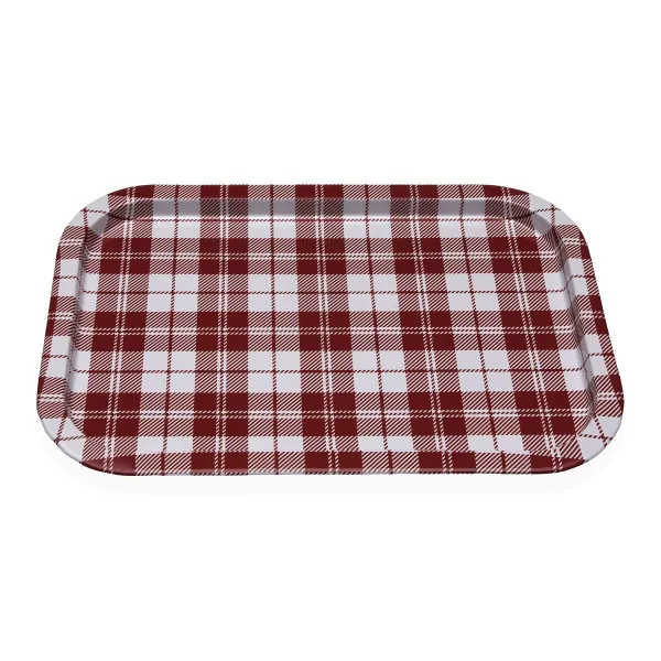 Paplāte Versa Vichy Sarkans Metāls 23 X 1,5 X 34 CM