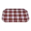 Tarjotin Versa Vichy Punainen Metalli 23 X 1,5 X 34 CM