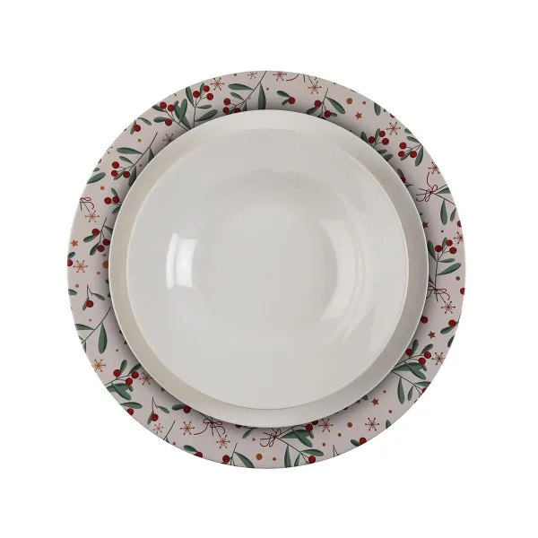 Underplate Versa Metal Berries 33 x 1,5 x 33 cm
