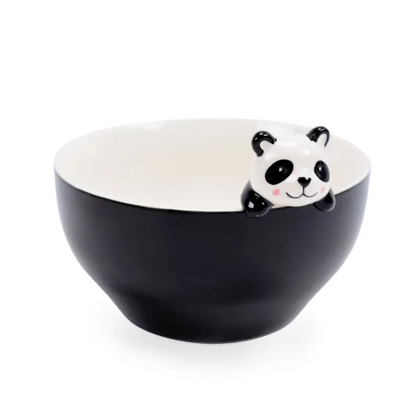 Bļoda Versa Melns Porcelāns 15,8 X 10,1 X 14 CM Panda