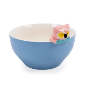 Bowl Versa Blue Porcelain 16 X 9,7 X 14 CM Owl