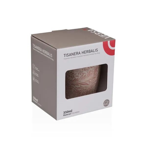Cup with Tea Filter Versa Pink
