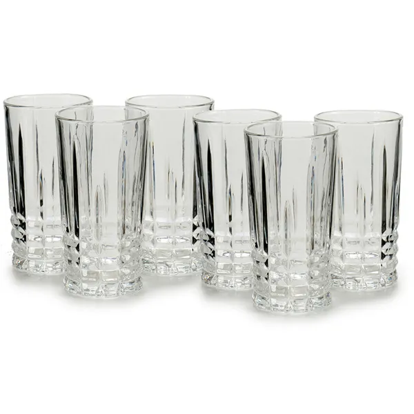 Burku un glāžu komplekts Vivalto 41053 Caurspīdīgs Stikls 250 ml