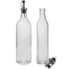 Aliejaus ir acto rinkinys Vivalto Skaidrus stiklas Silikoninis Stiklas 500 ml 5,7 x 29,5 x 5,7 cm 12 x 31 x 6 cm 2 vnt.