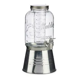 Kannu Vivalto Läpinäkyvä Hopeinen Hopea Metalli Kristalli Muovinen 3,8 L Viilennin Hana