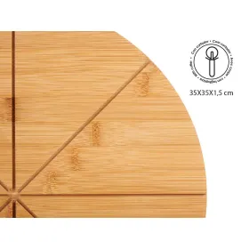 Leikkuulauta Kinvara Ruskea 35,2 x 4 x 35,2 cm Pizza