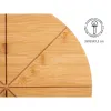 Cutting board Kinvara Brown 35,2 x 4 x 35,2 cm Pizza