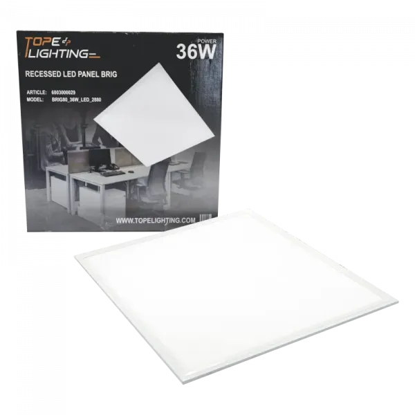 Recessed square LED panel "BRIG" 36W