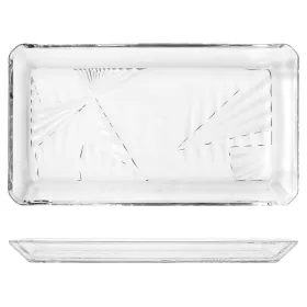 Tray Pasabahce 5798222 Transparent Glass Crystal 12 x 1,8 x 21,8 cm