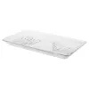 Tray Pasabahce 5798222 Transparent Glass Crystal 12 x 1,8 x 21,8 cm