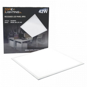 Recessed square LED panel "BRIG" 42W