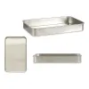 Roasting Tin Kinvara Silver Aluminium 32 x 7 x 51,5 cm 51,5 x 7 x 32 cm 51,5 x 7,5 x 32 cm