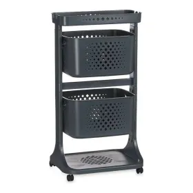 Vegetable trolley Kinvara Anthracite polypropylene Plastic 38 x 81,2 x 43,6 cm 35 x 82 x 43 cm