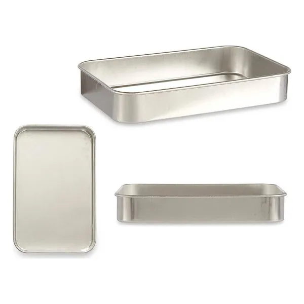 Roasting Tin Kinvara Silver Aluminium 23,5 x 6 x 36 cm 36 x 6 x 23,5 cm