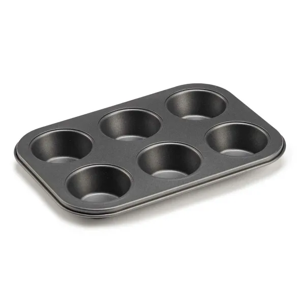 Oven Mould Kinvara Dark grey 18,7 x 3,5 x 26,5 cm (6 Pieces) (12 Units)