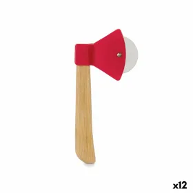 Pizzaleikkuri Kinvara Ruskea Punainen Bambu Ruostumaton teräs polypropeeni 21,7 x 2 x 10 cm 14 x 29 x 2,5 cm Kirves (12 osaa)
