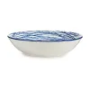 Dziļais šķīvis Vessia Zils Balts Porcelāns Strīpas 20 x 4,7 x 20 cm (6 gb.)