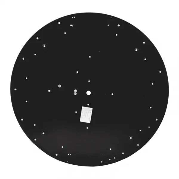 Ceiling-mounted round black LED luminaire "MORA" 60W