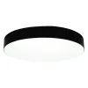 Ceiling-mounted round black LED luminaire "MORA" 70W