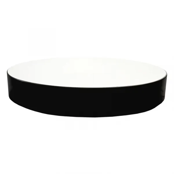 Ceiling-mounted round black LED luminaire "MORA" 70W