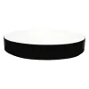 Ceiling-mounted round black LED luminaire "MORA" 70W