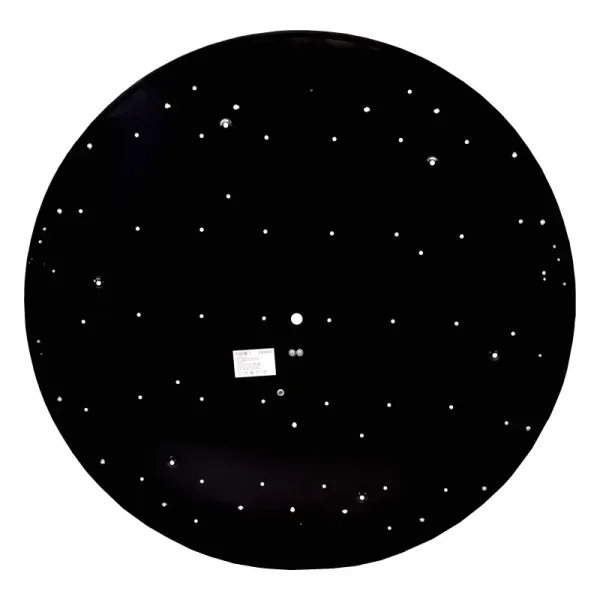 Ceiling-mounted round black LED luminaire "MORA" 70W