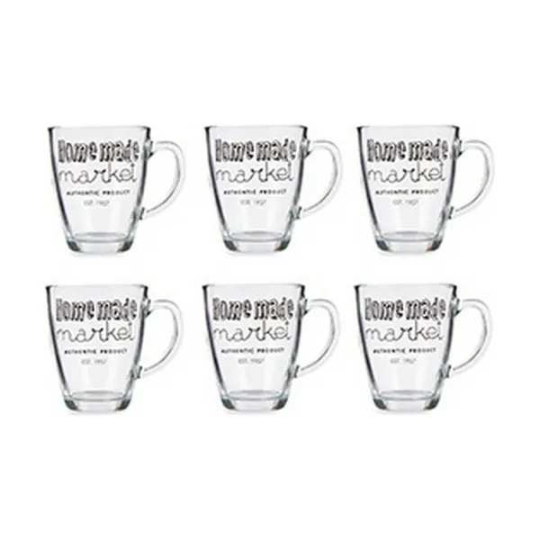 Krūze Vivalto Caurspīdīgs 320 ml (6 gb.)