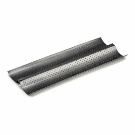 Prancūziško batono forma Kinvara Tamsiai pilka Metalinis Anglies plienas 16 x 2,5 x 38 cm Duona (12 vnt.)