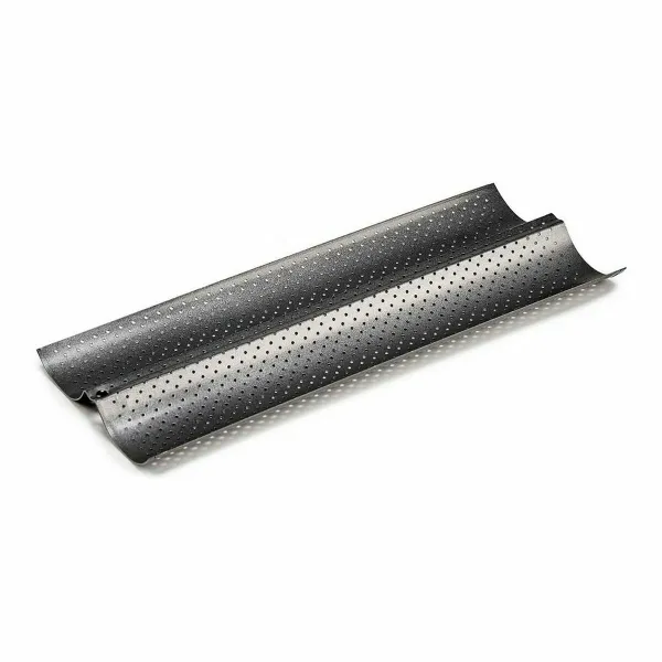 Patonkimuotti Kinvara Tumman harmaa Metalli Hiiliteräs 16 x 2,5 x 38 cm Leipä (12 osaa)