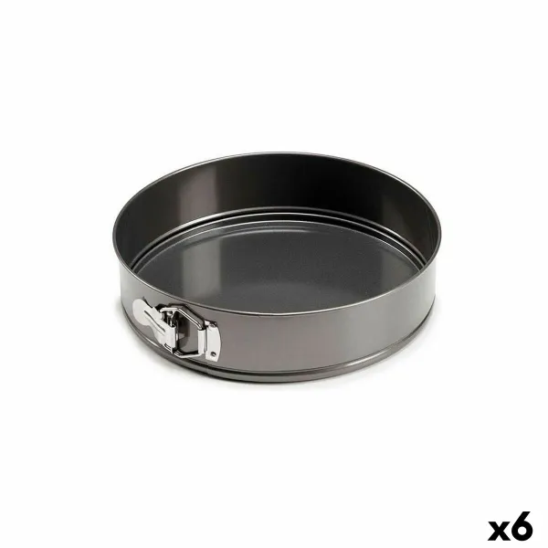 Springform keptuvė Kinvara Tamsiai pilka Metalinis Anglies plienas 28 x 6,5 x 28,5 cm (6 vnt.)