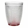 Glass Vivalto Red Transparent Glass Points 300 ml (6 Units)