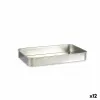 Roasting Tin Kinvara Silver Aluminium 32 x 7 x 51,5 cm 51,5 x 7 x 32 cm 51,5 x 7,5 x 32 cm (12 Units)
