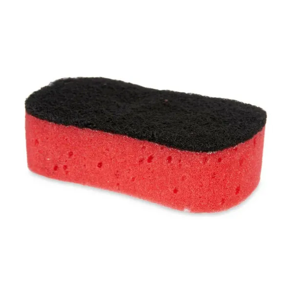 Valiklis Juoda Raudona Poliuretanas Porolonas Abrazyvinis pluoštas 7,3 x 4 x 12,3 cm (40 vnt.)