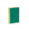 Set of scourers Yellow Green Cellulose Abrasive fibre 9 x 5,5 x 2,5 cm 19,5 x 9 x 4 cm (14 Units)