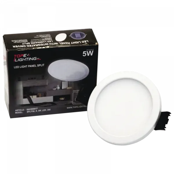 Mounted round LED panel "SPLIT" 5W
