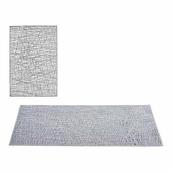 Tabletti Kinvara Hopeinen Hopea Muovinen 30 % Polyesteri 45 x 0,01 x 30 cm (12 osaa)
