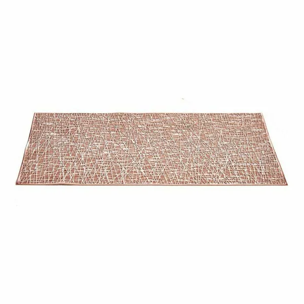 Подставка под горячее Kinvara Розовый Пластик 30 % полиэстер 45 x 0,01 x 30 cm 30 x 0,001 x 45 cm (12 штук)