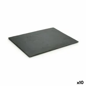 Snack tray Kinvara Black 40 x 0,5 x 30 cm (10 Units)