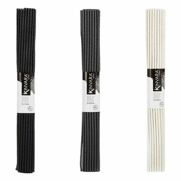 Neslystantis kilimėlis Kinvara Guma Plastmasinis 65 x 95 cm 7 x 65 x 7 cm 7 x 7 x 65 cm (12 vnt.)