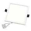 Recessed square LED panel "SPLIT" 16W