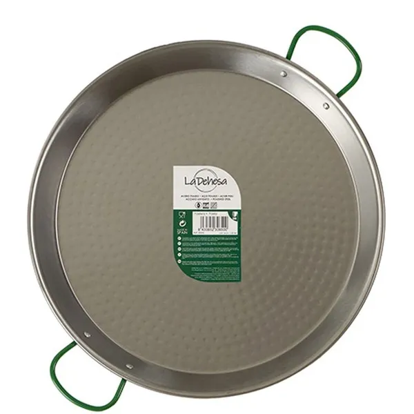 Pan La Dehesa Silver Polished Steel Ø 38 cm 51 x 6 x 39 cm (6 Units)