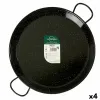 Pan La Dehesa Чёрный Эмалированная сталь Ø 50 cm 64 x 6 x 54 cm (4 штук)