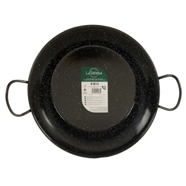 Paeljos keptuvė La Dehesa Juoda Emaliuotas plienas Ø 36 cm 48 x 13 x 8 cm 48 x 9,5 x 36 cm (4 vnt.)