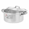 Casserole with lid Kinvara Silver 25 x 11,5 x 18 cm 18 x 11,5 x 25 cm (10 Units)
