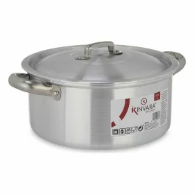 Кастрюля с крышкой Kinvara Серебристый 3 L 28 x 12,5 x 22 cm (10 штук)