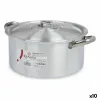 Кастрюля с крышкой Kinvara Серебристый 5 L 33 x 14,5 x 26 cm (10 штук)