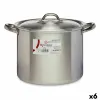 Casserole with Lid Kinvara Silver Aluminium 33 x 21,5 x 26 cm Ø 24 cm (6 Units)