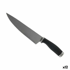 Virtuves Nazis Kinvara Melns Sudrabains Nerūsējošais tērauds Plastmasa 5 x 2 x 33 cm 5 x 33 x 2,5 cm (12 gb.)