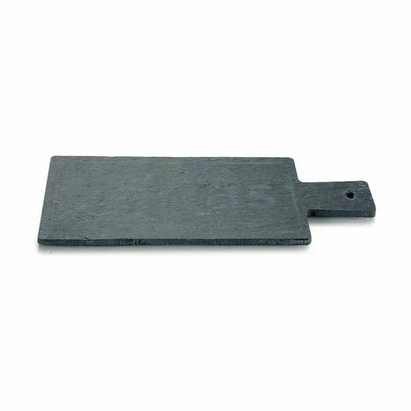 Snack tray Kinvara Black Wood 9 x 1 x 23 cm 23 x 1 x 9 cm With handle (48 Units)