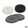 Padėklai Kinvara Balta Juoda Pilka Silikoninis Plastmasinis Mygtukas 9 x 2 x 9 cm 8,8 x 8,8 x 0,05 cm 8 x 0,05 x 8 cm 9 x 1,8 x 